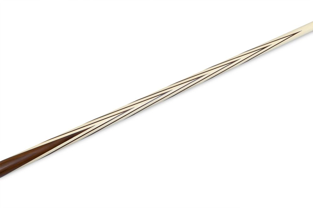 Цельный бильярдный кий для русской пирамиды Weekend "Классика" (коричневый граб, граб) 12 запилов