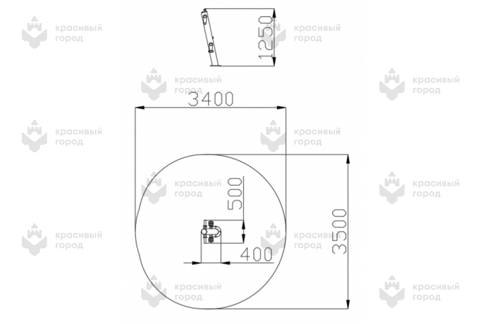 Тренажер Велосипед двухуровневый для детей с ОВ