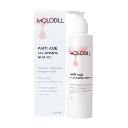 Гель MOLODILL для умывания ANTI AGE CLEANSING AHA GEL, 200 мл
