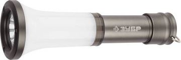ЗУБР 15 LED, 4000 K, светодиодный фонарь в алюминиевом корпусе (56205)