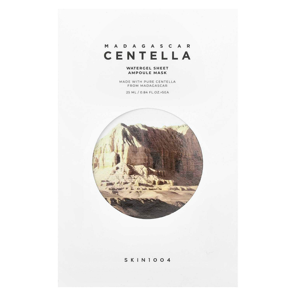 SKIN1004, Madagascar Centella, увлажняющая тканевая маска с ампулами, 25 мл (0,84 жидк. унц.)