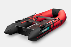 Надувная лодка GLADIATOR B330 красно-чёрный