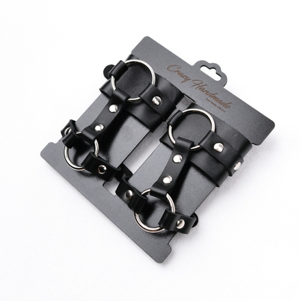 Наручники с креплением на кисть Crazy Handmade из натуральной кожи