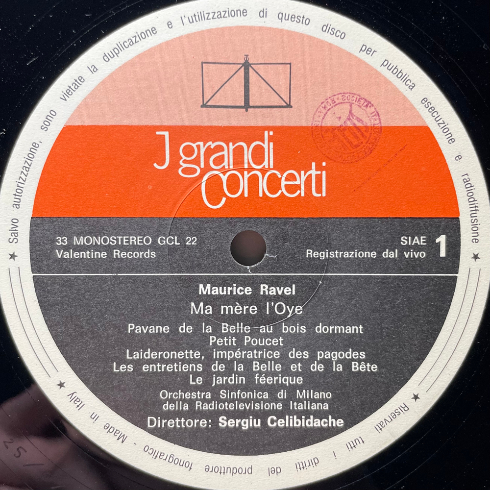 Равель - Ночной Гаспар / Матушка гусыня (Италия 1982г.)