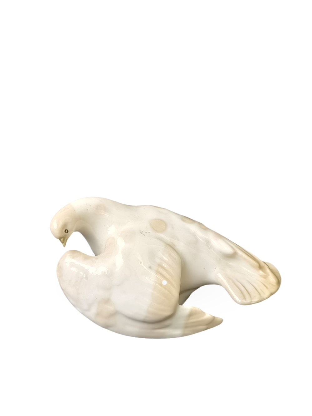 Фарфоровая статуэтка (миниатюра) "Голубь" ЛФЗ