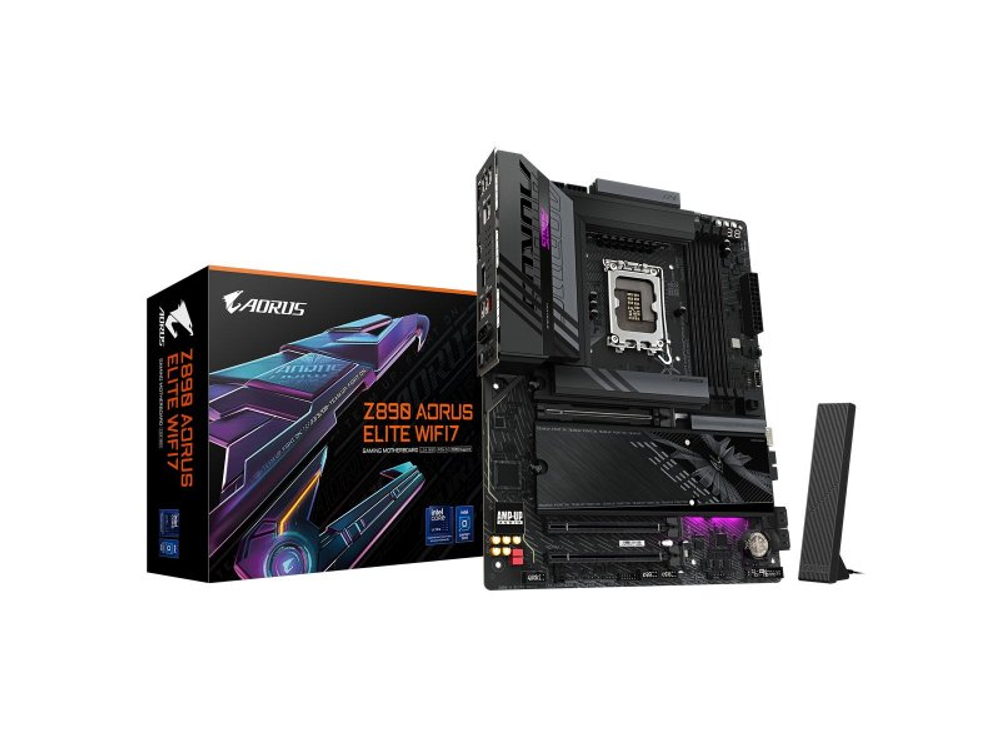 Материнская плата Gigabyte Z890 Aorus Elite Wifi7, Socket LGA 1851, Intel Z890, ATX, RTL