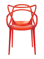 Стул пластиковый LA ALTA MASTERS LUX красный
