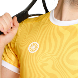 Мужское теннисное поло The Indian Maharadja Kadiri Fusion T-Shirt Men - Yellow