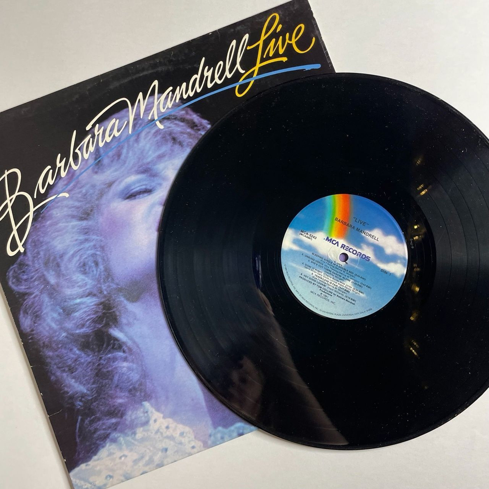 Винтажная виниловая пластинка LP Barbara Mandrell Live (USA 1981)