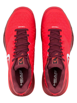 Мужские теннисные кроссовки Head Revolt Pro Clay 5.0 - red/dark red