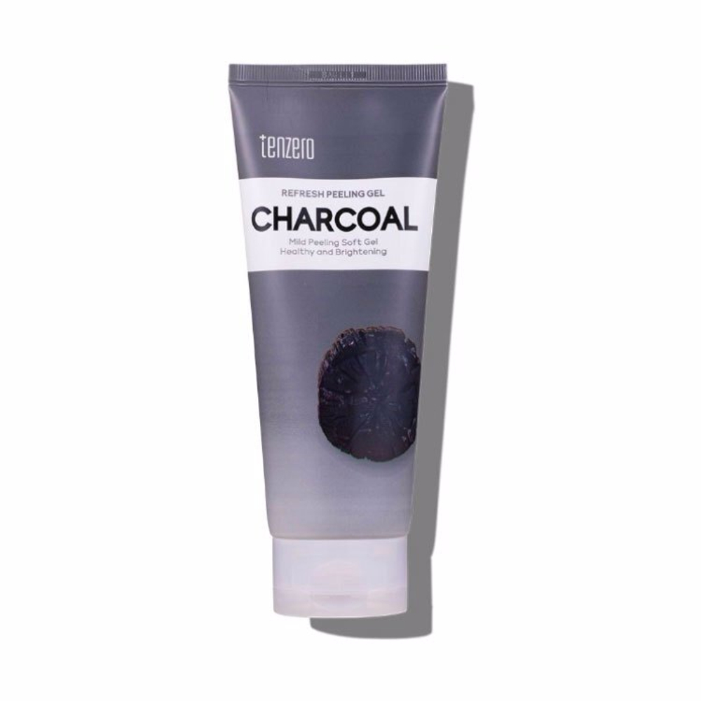 Пилинг-гель для лица с древесным углем Tenzero Refresh Peeling Gel Charcoal (180мл)