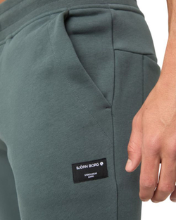Мужские теннисные штаны Björn Borg Centre Tapered - зеленый