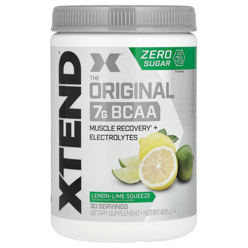 XTEND, 7 г BCAA, сок из лимона и лайма, 405 г (14,3 унции)