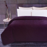 Покрывало 2-сп, 180х200 см, 100%пэ, стеган, Silvano, Ультрасоник Атлас, сливовое