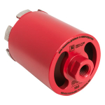 Коронка алмазная (верхнее пылеудаление) DCH-82/120MHS (120мм) Micro Hit Laser M16 EKF Professional (10.00 шт.)