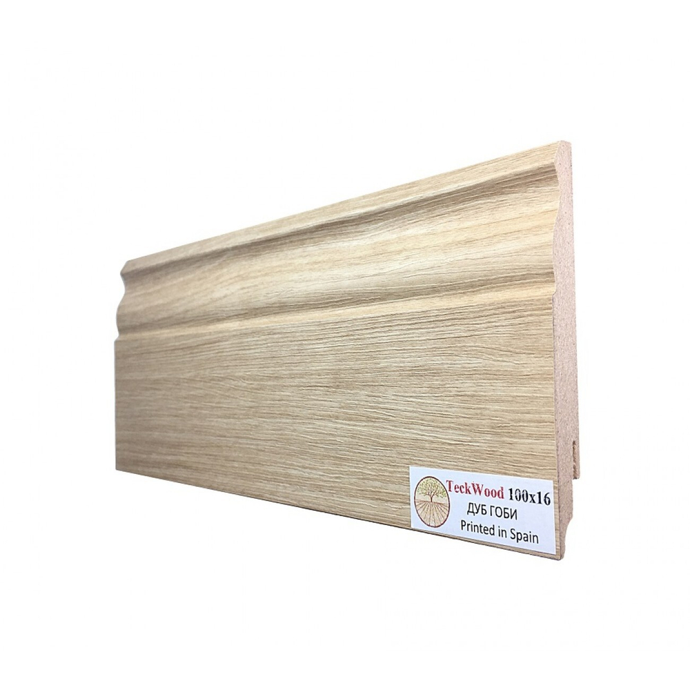 Плинтус напольный Teckwood Дуб Гоби 100х16