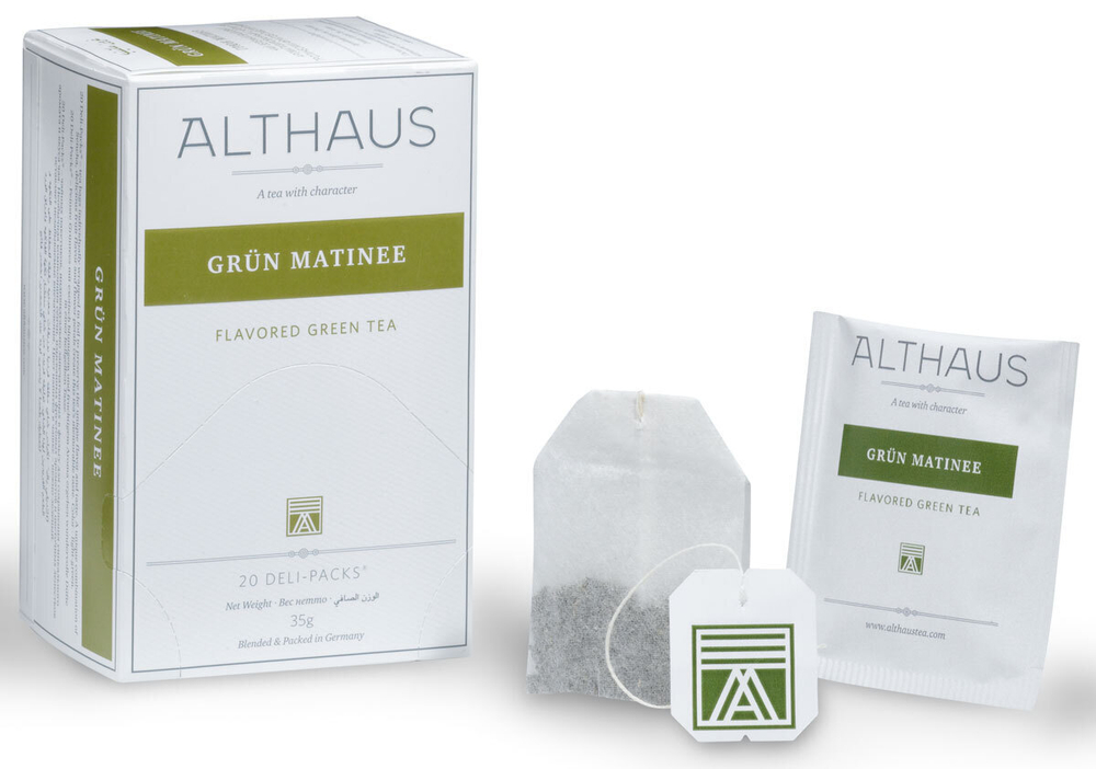 Althaus Sencha Select Organic, Изысканная Сенча Deli Pack чай зеленый в пакетиках, 20 шт