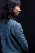 Описание по вязанию пуловера спицами "Loft Burn"