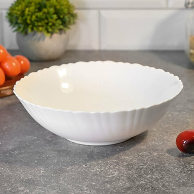 Салатник 1000мл 20см Без деколи, стеклокерамика, LHBW