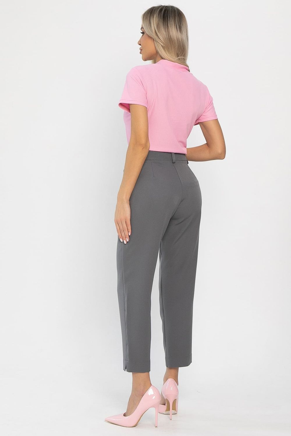 Брюки укороченные Энни (серые) Б14285-10М LT Collection