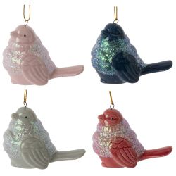 GAEM Украшение новогоднее "Птичка", L8 W4,5 H6 см, 4в.