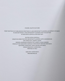 Chanel Haute Couture by Sofia Coppola. Фотоальбом о высокой моде Chanel (на английском языке)