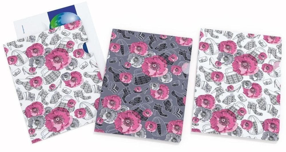 Папка-уголок A4 4 шт. Rendezvous (Erich Krause)