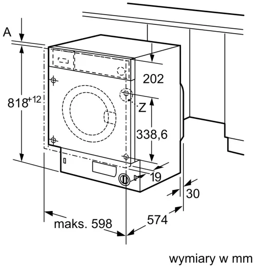Встраиваемая стиральная машина WIW24342EU BOSCH
