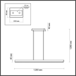 Подвесной светодиодный светильник Odeon Light BEVEREN 6683/38L