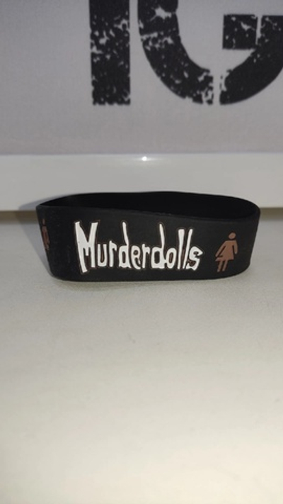Браслет Murdered Dolls черный, силикон