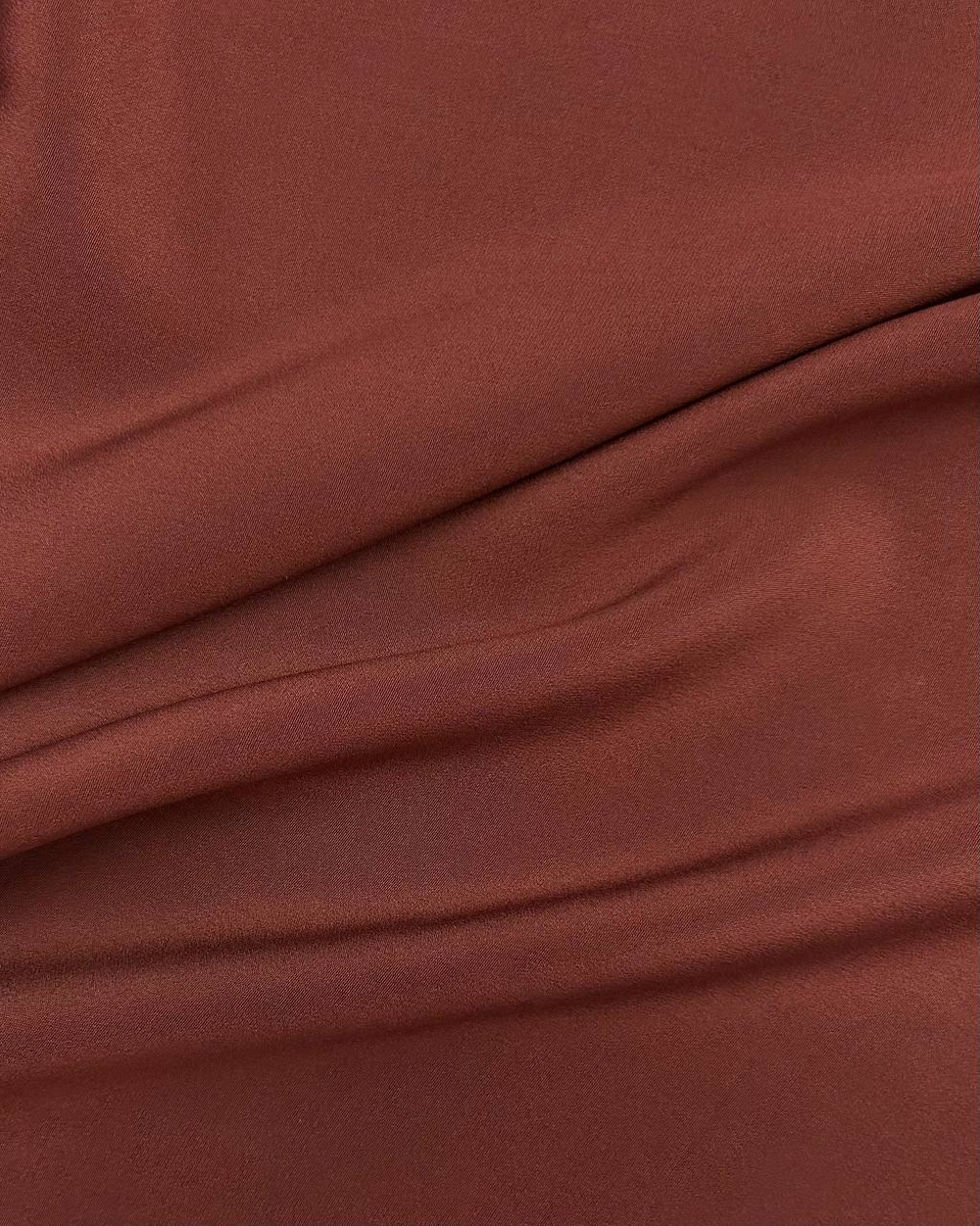 Шелк кади терракотовый