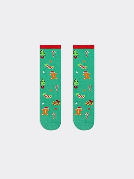 430K-1434 НОСКИ ДЕТСКИЕ зеленка (24)