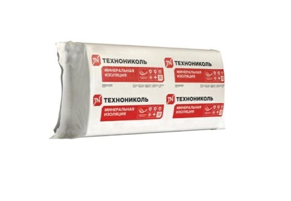 Минеральная вата 33 PN ТЕХНОНИКОЛЬ Фасад ПРОФ 1200х600х50/100 мм из стекловолокна