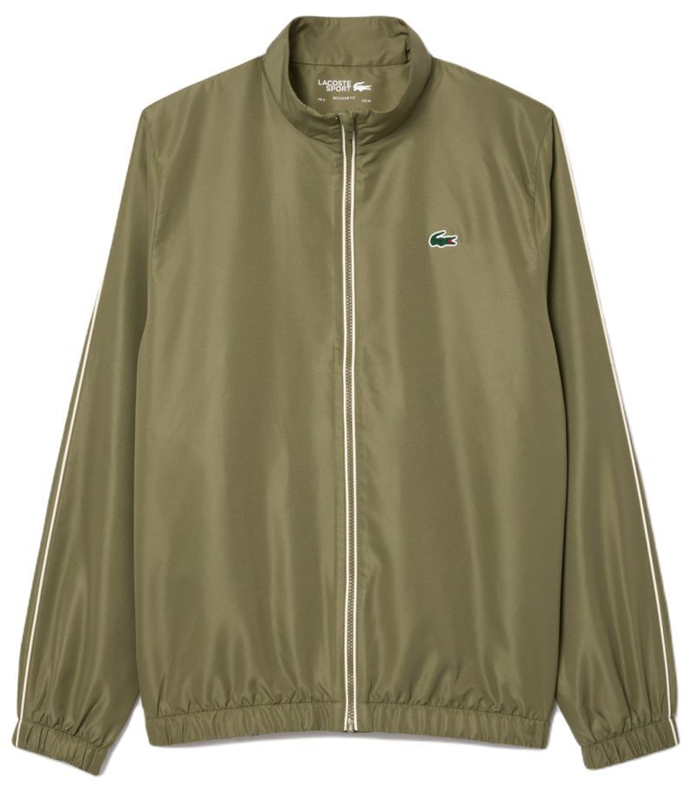 Мужской теннисный костюм Lacoste Tracksuit Set - зеленый