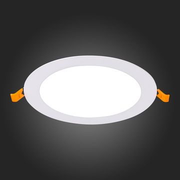 ST209.538.12 Св-к встр. Белый LED 1*12W 3000K 816Lm Ra80 110° IP20 D170xH8 90-265V Встраиваемые светильники