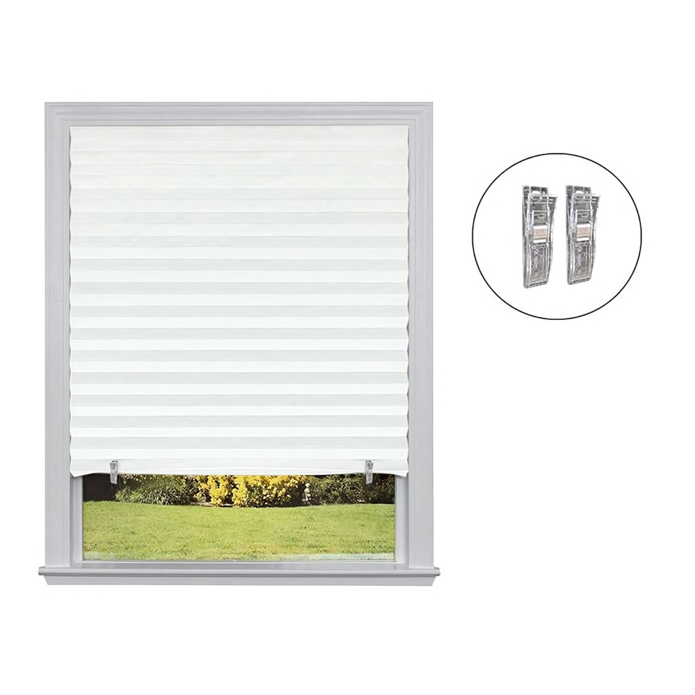 Шторы-плиссе самоклеящиеся 90*180см Skandi, цвет белый