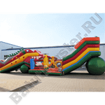 Большая надувная горка "Дракоша"