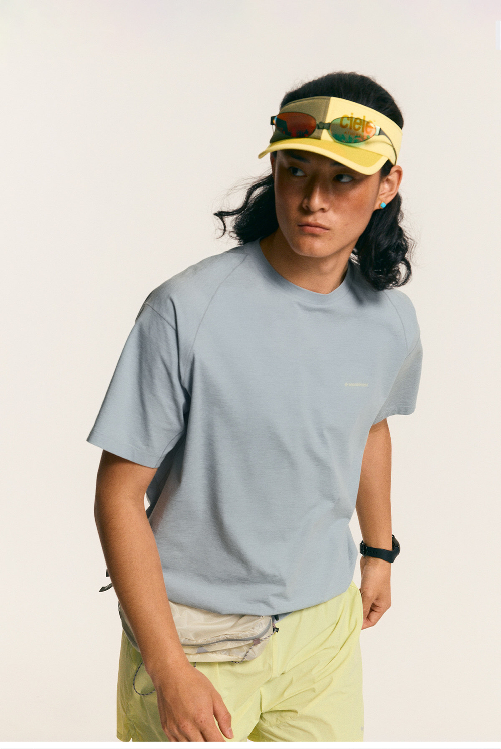 Футболка Nothomme Monterest Regular Logo светло-голубой