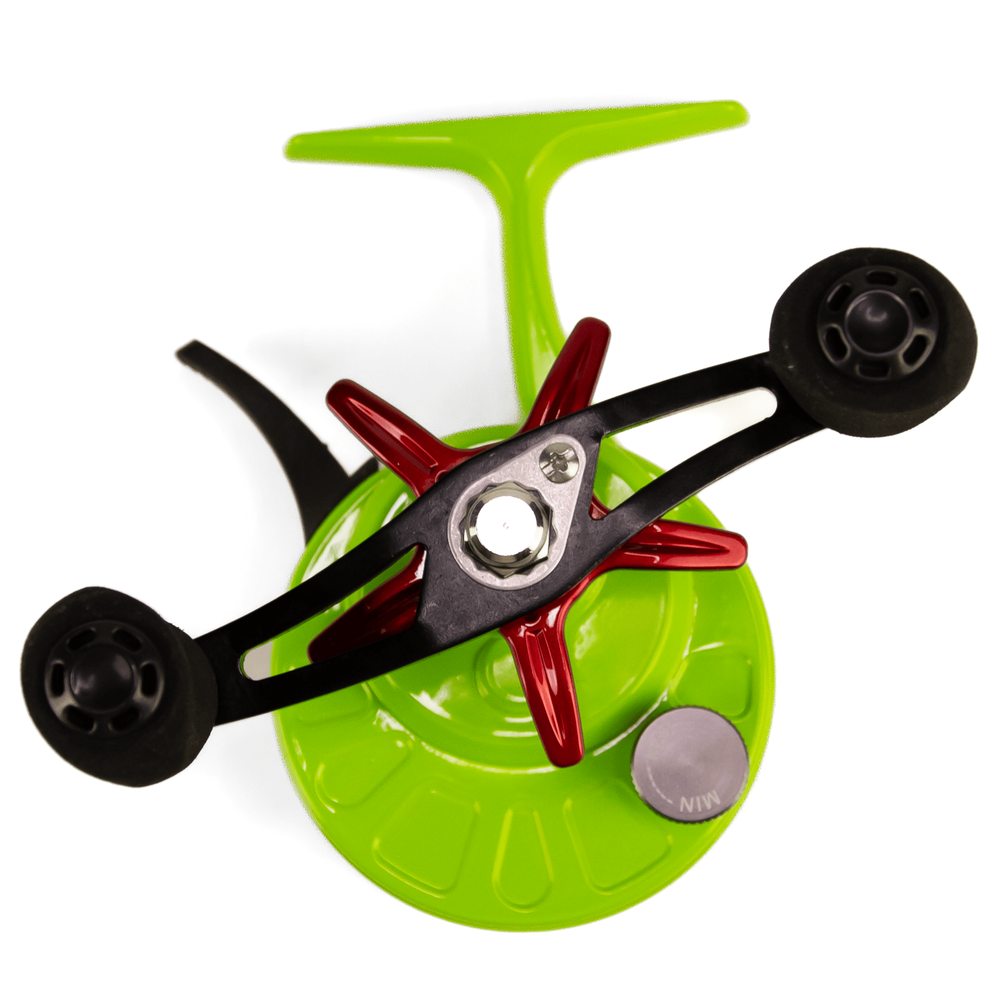 Катушка зимняя мультипликаторная Grows Culture Frozen L, Салатовый (5+1BB, мет. шпуля)