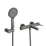 Смеситель для ванны и душа в комплекте с ручным душем, шлангом и держателем CEZARES RELAX-VD-GM