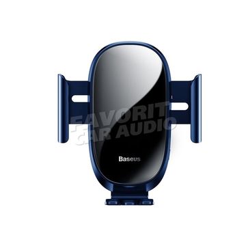 Держатель Baseus SMART металл стекло воздуховод шарнир синий