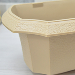 Горшок цветочный настенный "Ника" 5л L460мм, молочно-кофейный