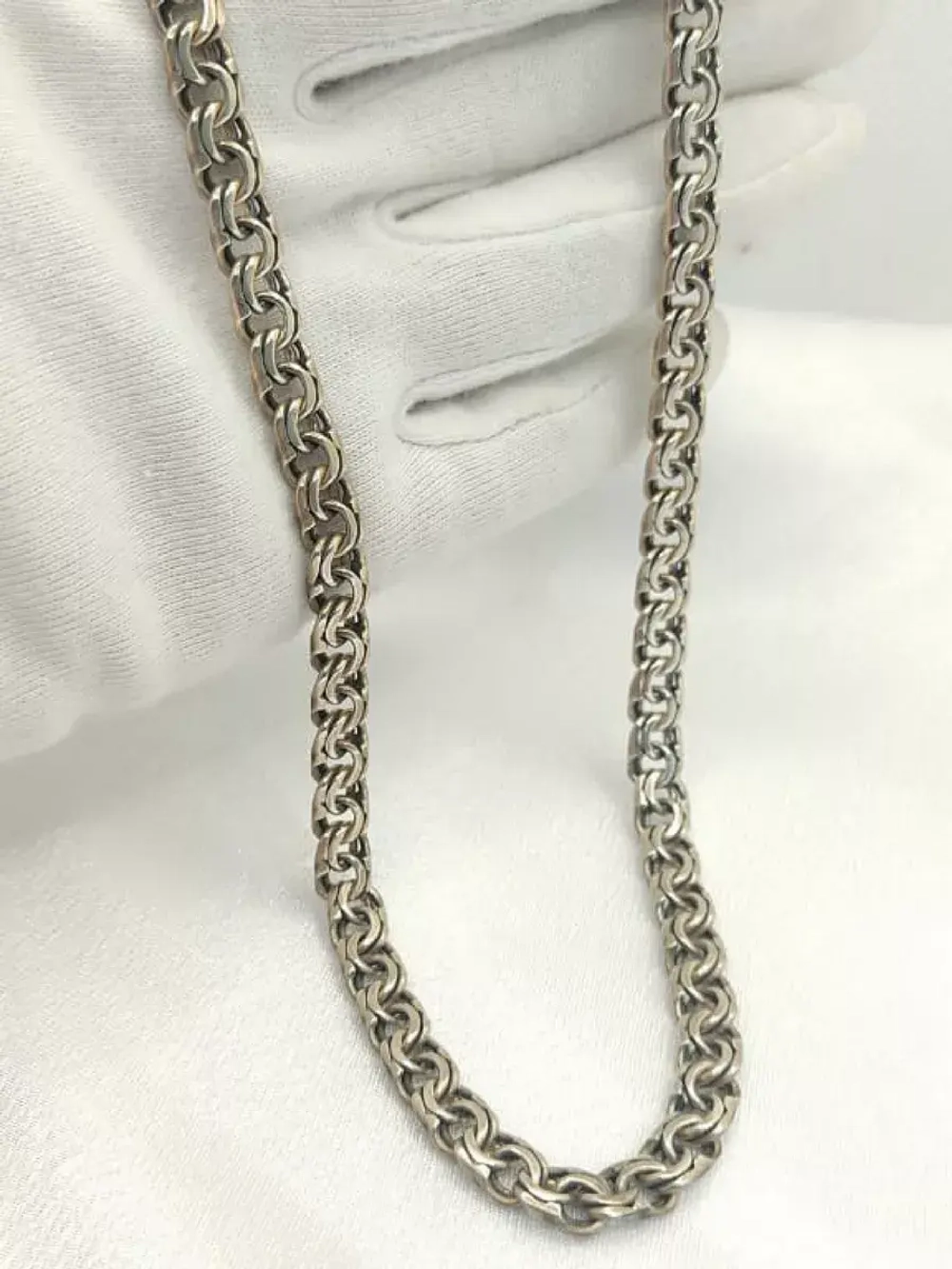 Цепочка Бисмарк серебро 925