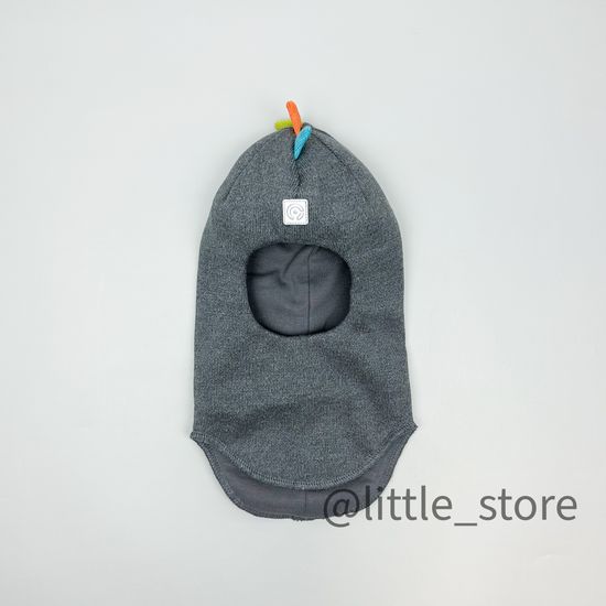 Шлем демисезонный, Серый меланж