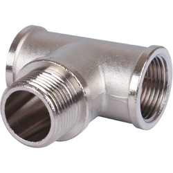 Тройник ВНВ никелированный 3/4"x3/4"x3/4" STOUT