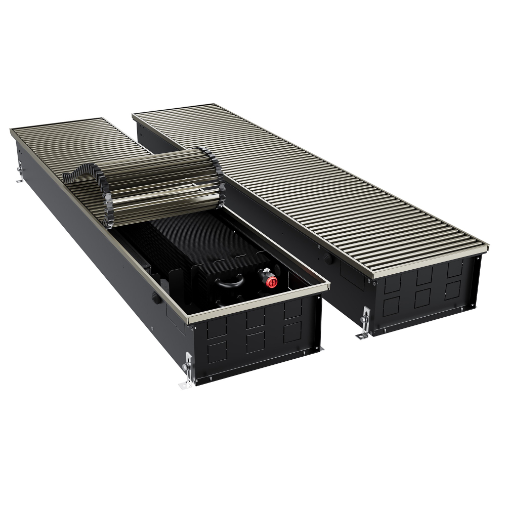 Конвектор внутрипольный Royal Thermo ATRIUM TURBO-150/300/1100-DG-U-LB