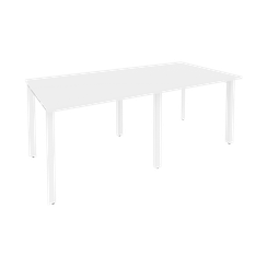Onix Стол переговорный O.MP-PRG-2.1 Белый Бриллиант/Металл Белый 1960*980*750