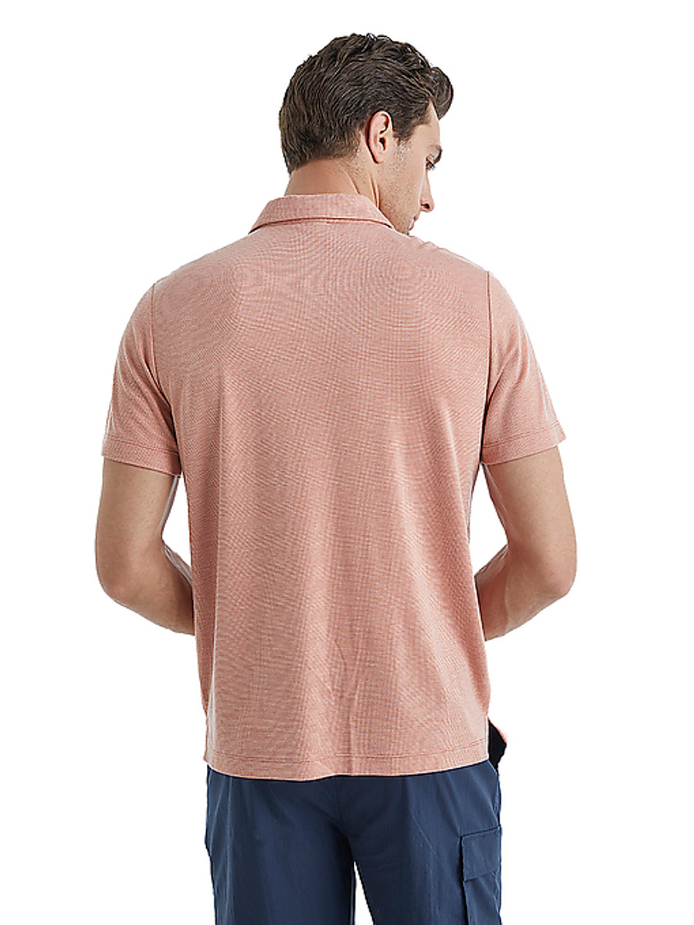 Футболка поло мужская Pasific Ocean Loungewear розовый