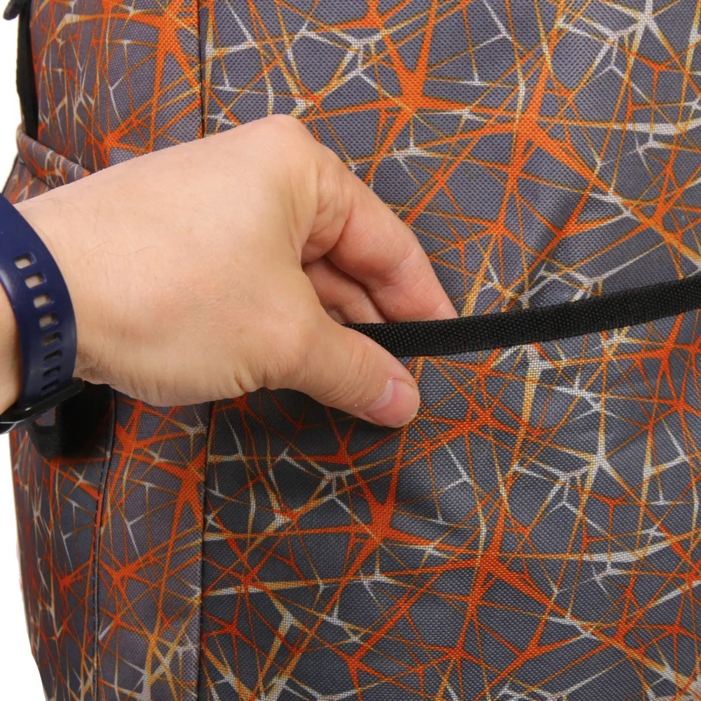 Тележка хозяйственная с сумкой (100*40*35см, колеса 21см,грузоподъемность до50 кг) SYD100B-5