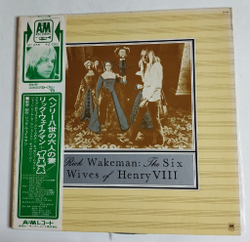 Винтажная виниловая пластинка LP Rick Wakeman The Six Wives Of Henry VIII (Japan 1975) (Obi)